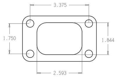 Cometic Gasket Cometic Turbo FLG T3/T4 Turbine Inlet Exhaust Gasket