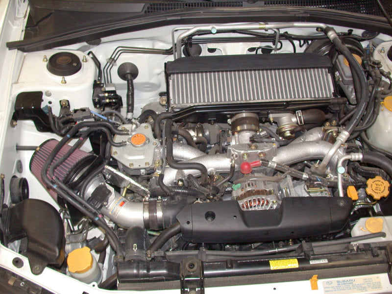 K&N Engineering K&N 04-06 Subaru Forester XT F4-2.5L Silver Typhoon Short Ram Intake