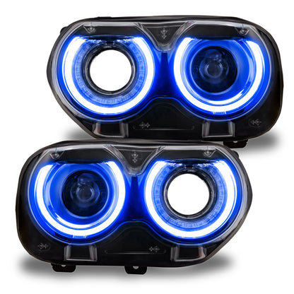 ORACLE Lighting Oracle 15-21 Dodge Challenger RGB+W Headlight DRL Upgrade Kit - ColorSHIFT+W