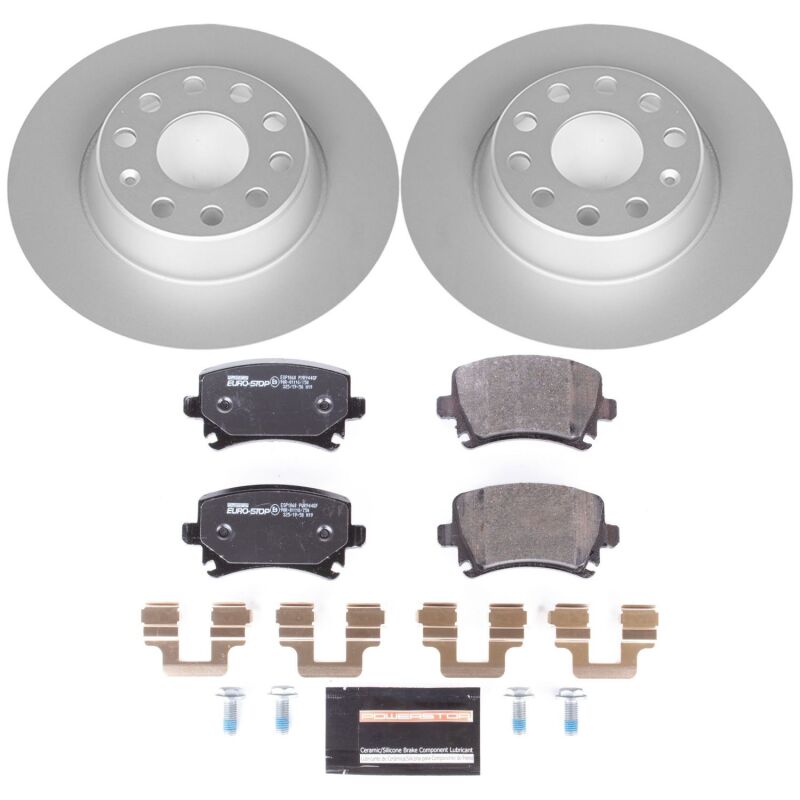 PowerStop Power Stop 06-09 Audi A3 Rear Euro-Stop Brake Kit