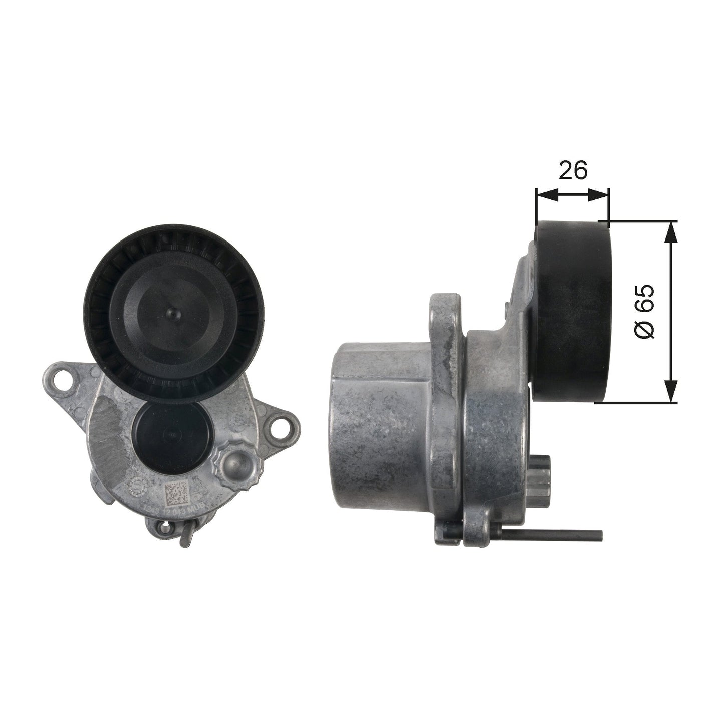 GATES GATT39165 V-Ribbed Belt Tensioner Lever