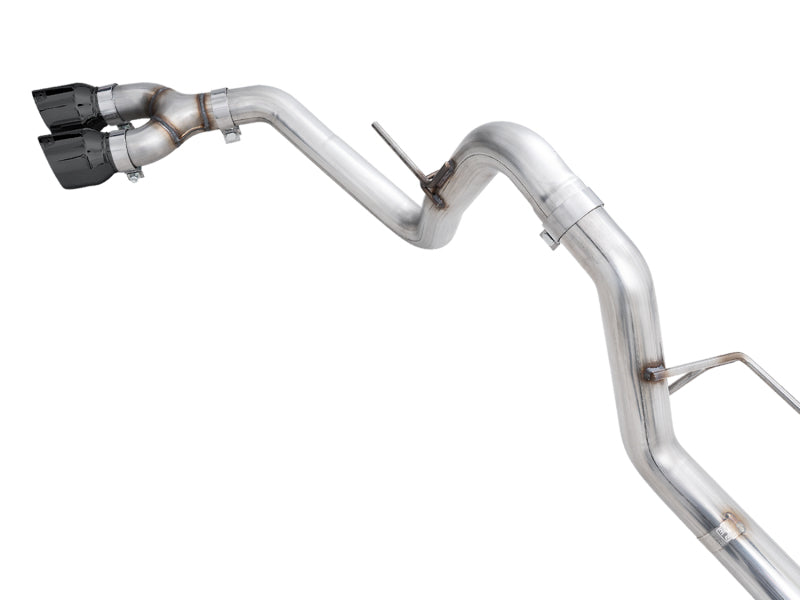 AWE Tuning AWE 21+ Ford F150 Dual Side Exit Cat-Back Exhaust - 4.5in Diamond Black Tips *For Stock Y-Pipe Only