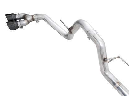 AWE Tuning AWE 21+ Ford F150 Dual Side Exit Cat-Back Exhaust - 4.5in Diamond Black Tips *For Stock Y-Pipe Only