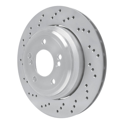 DFC 06-08 BMW Z4 Left Rear Drilled Hi-Carbon Alloy Geomet Coated Rotor