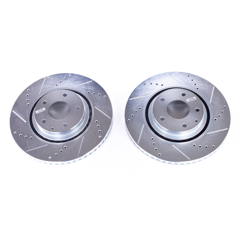 PowerStop Power Stop 2018 Mazda CX-5 Front Evolution Drilled & Slotted Rotors - Pair