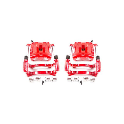 PowerStop Power Stop 99-04 Jeep Grand Cherokee Front Red Calipers w/Brackets - Pair