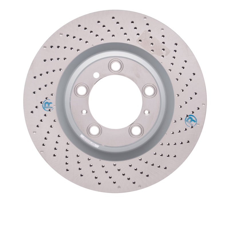 DFC 10-23 Porsche 911 Right Rear Drilled Hi-Carbon Alloy Geomet Coated Rotor