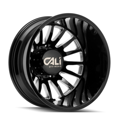 Cali Off-Road 9110D Summit Dually 22x8.25 / 8x200 BP / -192mm Offset / 142mm Hub Gls Blk Mill Wheel