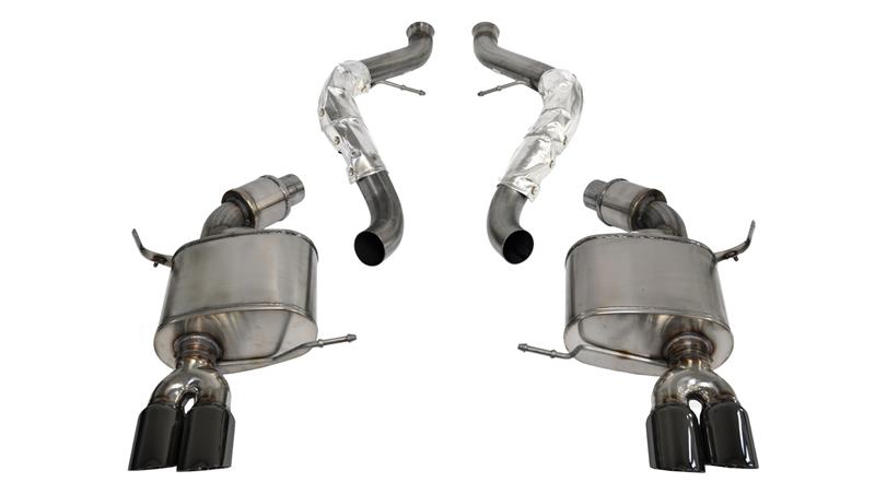 CORSA Performance Corsa 2008-2012 BMW M3 E90 Black Sport Cat-Back Exhaust