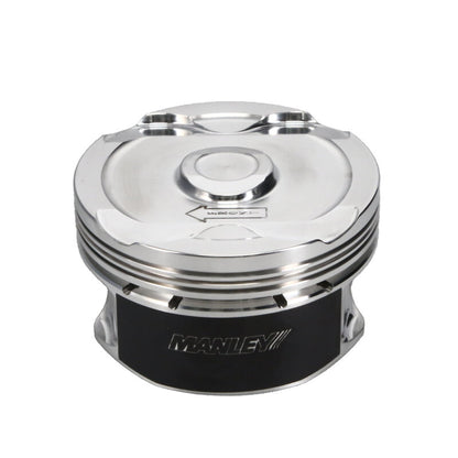 Manley Performance Manley 2018+ Ford Coyote 5.0L DOHC -6cc Dish 3.667in Bore 10:1 CR Platinum Extreme Duty Piston Set