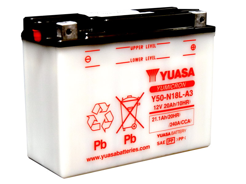 Yuasa Battery Yuasa Y50-N18L-A3 Yumicron 12-Volt Battery