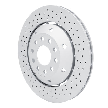 DFC 03-04 Audi RS6 Left Rear Drilled Hi-Carbon Alloy Geomet Coated Rotor
