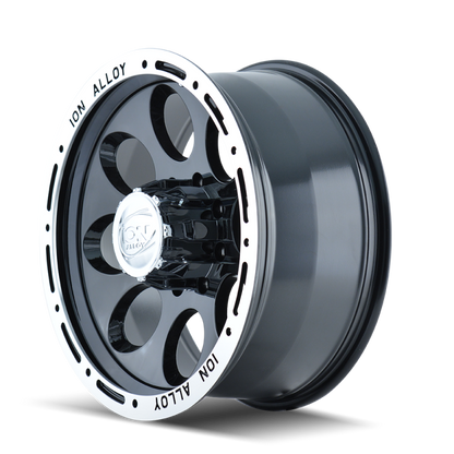 ION Wheels ION Type 174 16x8 / 8x165.1 BP / -5mm Offset / 130.8mm Hub Black/Machined Wheel