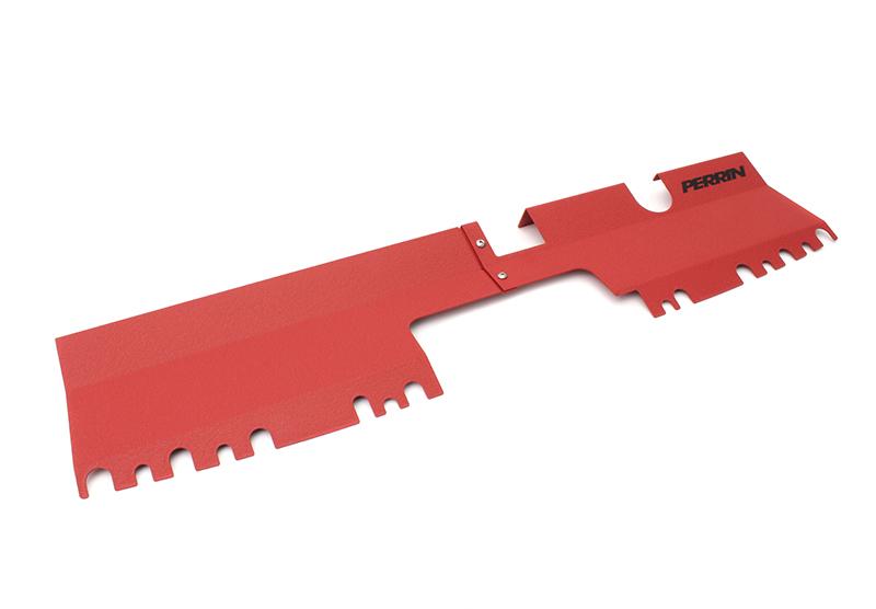 Perrin Performance PERRIN 15-21 Subaru WRX/STI Radiator Shroud (With/Without OEM Intake Scoop) - Red