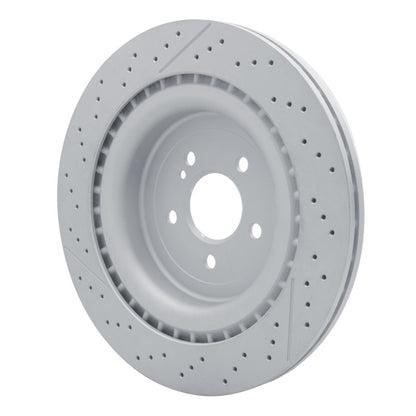 DFC 13-23 Mercedes-Benz SL63 AMG Rear Drilled and Slotted Hi-Carbon Alloy Geomet Coated Rotor