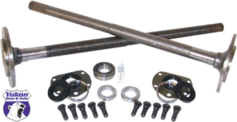 Yukon Gear & Axle Yukon Gear One Piece Axles For 76-79 Model 20 CJ7 Quadratrack w/ Bearings and 29 Splines / Kit