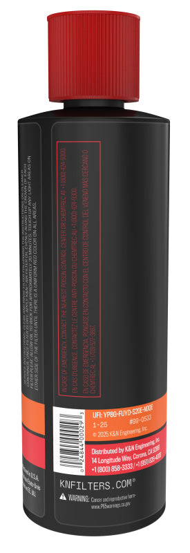 K&N Engineering K&N 8 oz. Squeeze Air Filter Oil