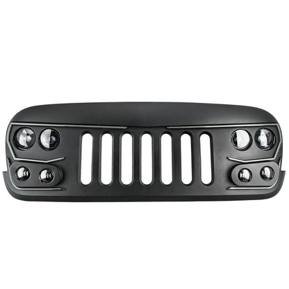 ORACLE Lighting Oracle VECTOR Series Full LED Grille - Jeep Wrangler JK - NA