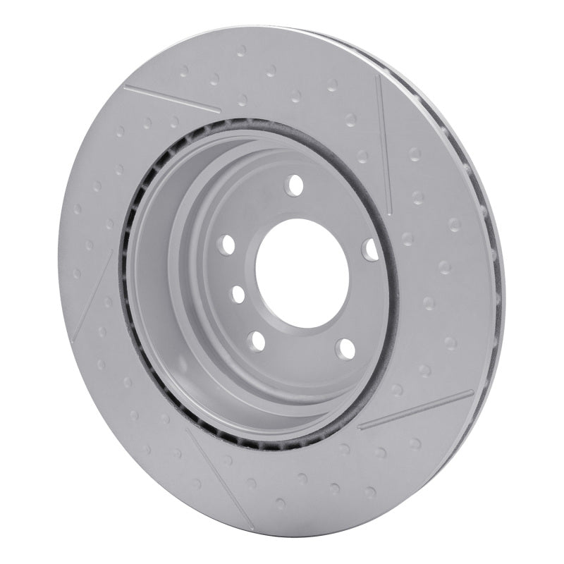 DFC 06-13 BMW 330i Rear GeoSPEC Coated Rotor - Dimpled and Slotted