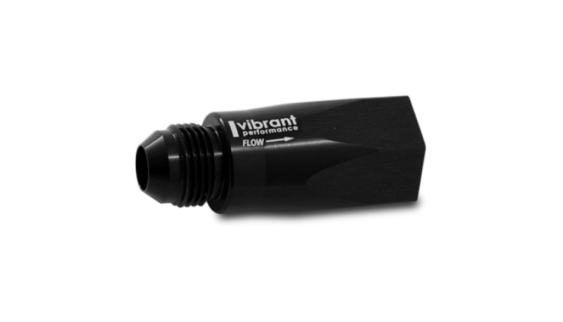 Vibrant -8AN Female to Male Inline Check Valve