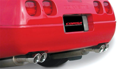 CORSA Performance Corsa 1992-1995 Chevrolet Corvette C4 5.7L V8 LT1 Sport Cat-Back Exhaust w/ Twin 3.5in Polished Tips