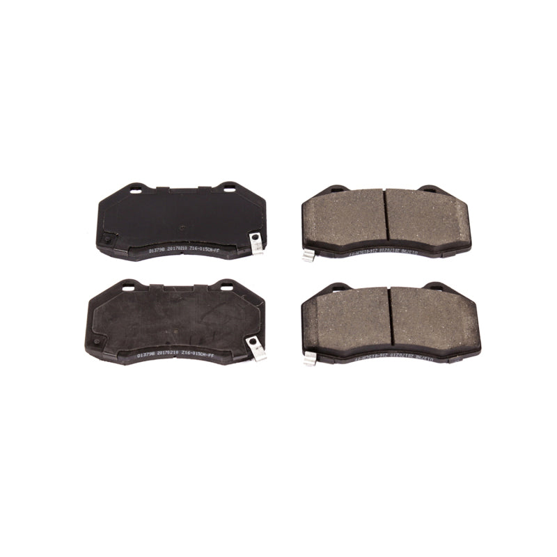 PowerStop Power Stop 17-18 Fiat 124 Spider Front Z16 Evolution Ceramic Brake Pads