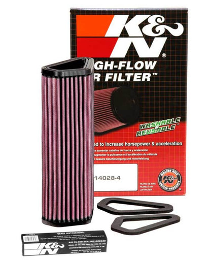 K&N Engineering K&N 07-12 Ducati 1098/1098S/1098R/848 848/1198S/Streetfighter/848 Evo/Diavel Replacement Air Filter