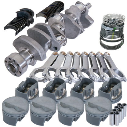 Eagle Chevy LT1 350 1Pc 3.480in Crank 5.700in H-Beam -5cc Flat Top 4.030in Pistons Rotating Assembly