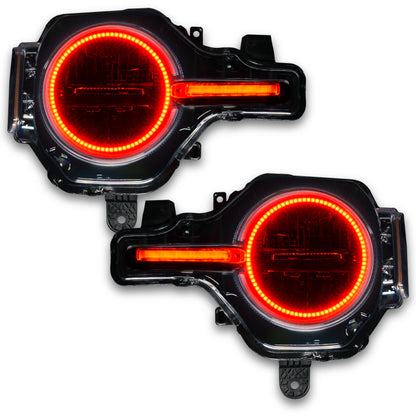 ORACLE Lighting Oracle 21-22 Ford Bronco Headlight Halo Kit w/DRL Bar - Base Headlights -w/No Controller