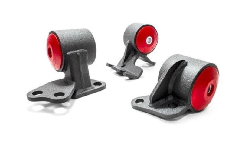 Innovative Mounts Innovative 88-91 Civic B-Series Black Steel Mounts 95A Bushings (RHD Only Hydro)