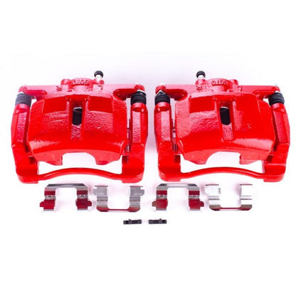 PowerStop Power Stop 13-18 Mazda CX-5 Front Red Calipers w/Brackets - Pair