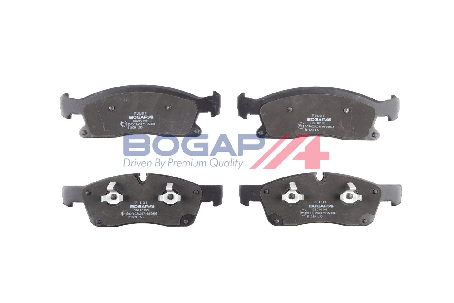 BOGAP C8210108 Brake Pad Set, Disc Brake