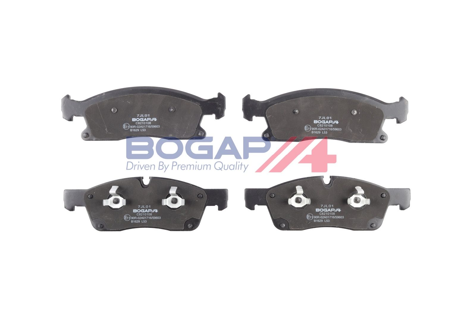 BOGAP C8210108 Brake Pad Set, Disc Brake