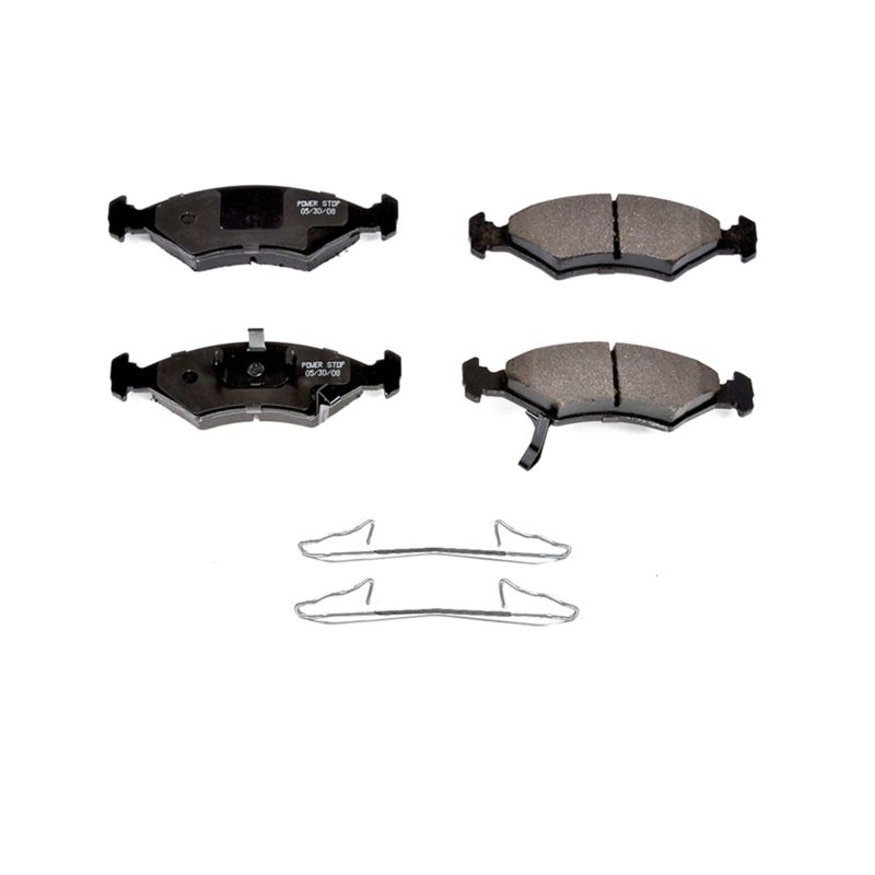 PowerStop Power Stop 94-00 Kia Sephia Front Z17 Evolution Ceramic Brake Pads w/Hardware