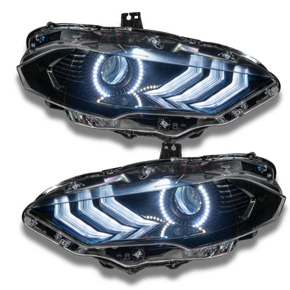 ORACLE Lighting Oracle 18-21 Ford Mustang Dynamic DRL w/ Halo Kit & Sequential Turn Signal - ColorSHIFT