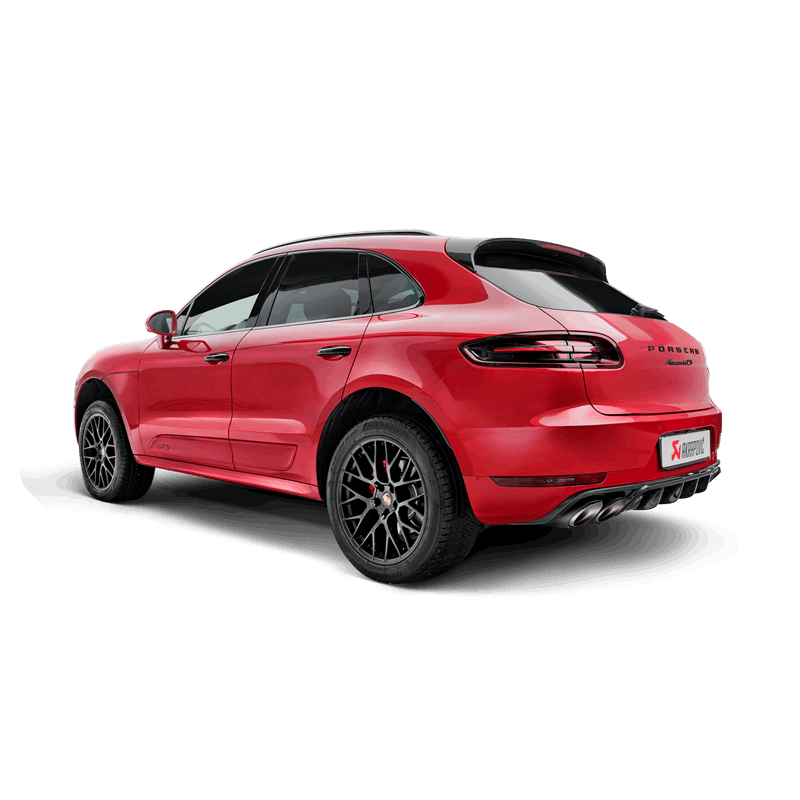 Akrapovic Akrapovic 2014 Porsche Macan Turbo (95B) Evolution Line Cat Back (Titanium) w/ Carbon Fiber Tips