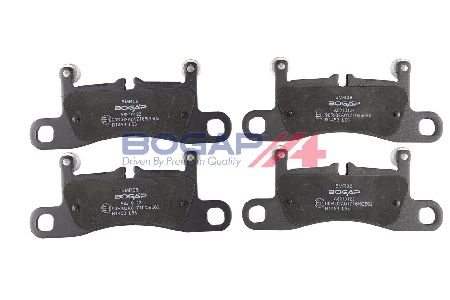 BOGAP A8210122 Brake Pad Set, Disc Brake