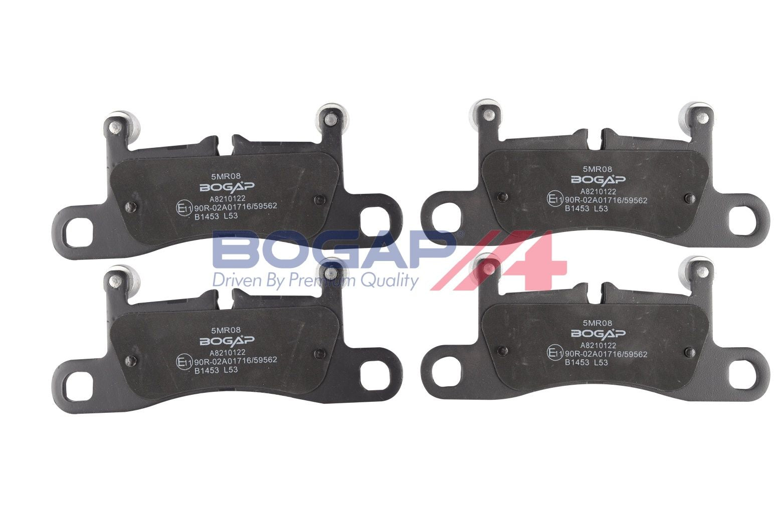 BOGAP A8210122 Brake Pad Set, Disc Brake