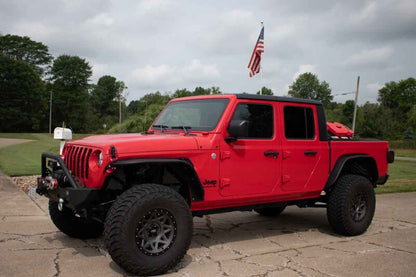Fishbone Offroad 2020+ Jeep Gladiator Bed Storage Rack Steel Powdercoat
