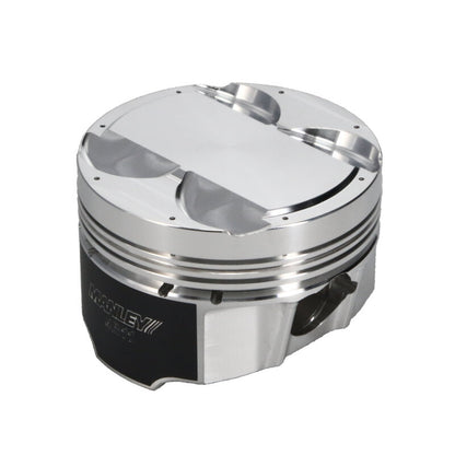Manley Performance Manley Mitsubishi 4B11 86.5mm Bore 9.0:1 CR -5cc Dish Turbo Tuff Piston Set w/ Rings
