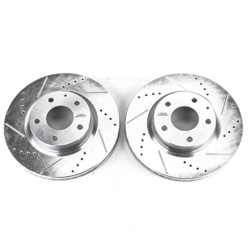 PowerStop Power Stop 14-18 Mazda 3 Front Evolution Drilled & Slotted Rotors - Pair
