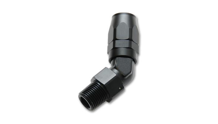 Vibrant -16AN Male NPT Straight Hose End Fitting - 3/4 NPT