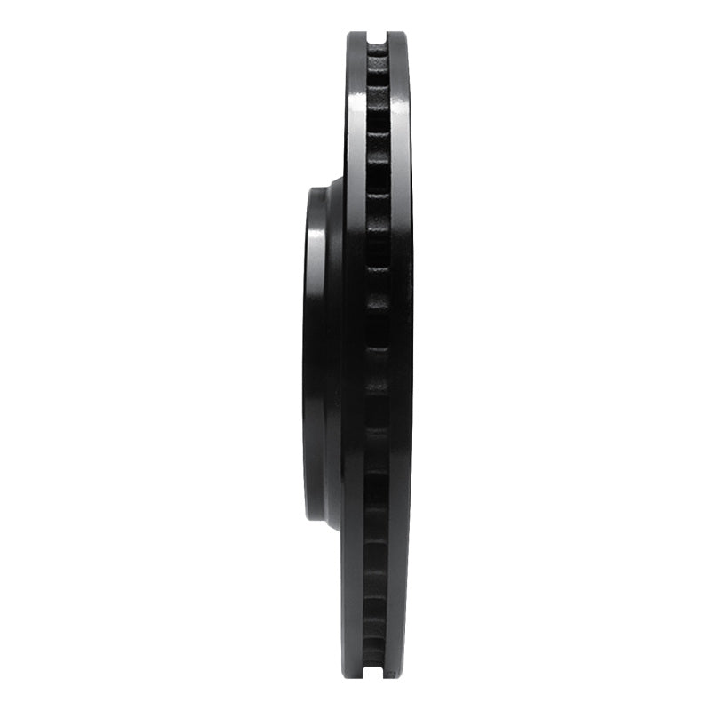 R1 Concepts R1 04-12 Chevrolet Cobalt Front Right Drilled & Slotted Black Brake Rotor