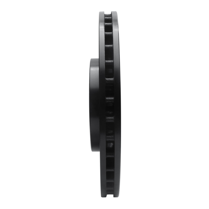 R1 Concepts R1 2012-2025 Dodge Durango Front Left Drilled & Slotted Black Brake Rotor