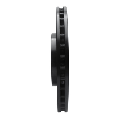 R1 Concepts R1 2012-2025 Dodge Durango Front Left Drilled & Slotted Black Brake Rotor