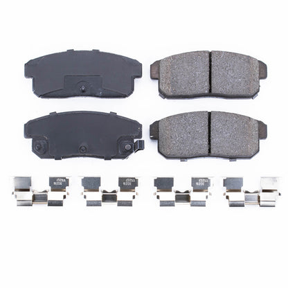 PowerStop Power Stop 01-02 Infiniti G20 Rear Z17 Evolution Ceramic Brake Pads w/Hardware