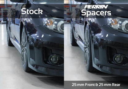 Perrin Performance PERRIN 02-14 Subaru WRX / 2004 STI / 13-26 BRZ & Toyota GR86 30mm Wheel Spacers 5x100 56mm CB - Pair