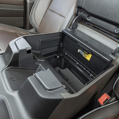 Tuffy Products Tuffy Console Safe W/ Keyed Lock For Chevrolet Silverado W/ Wireless Charging Pad Console