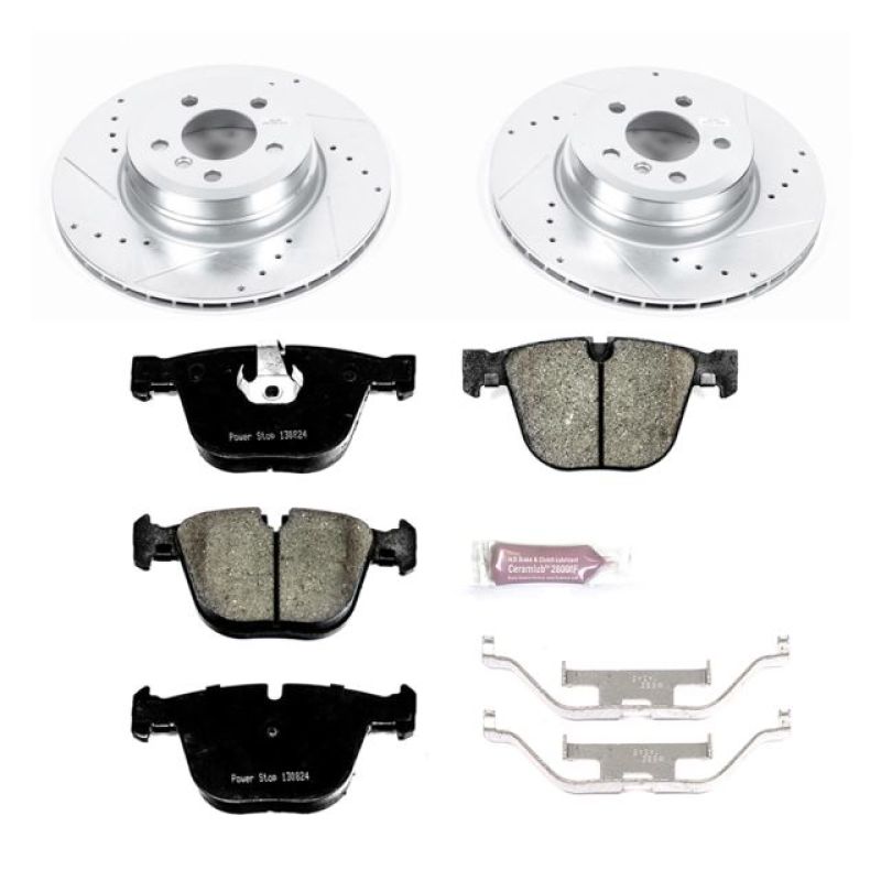 PowerStop Power Stop 07-15 BMW X5 Rear Z23 Evolution Sport Brake Kit