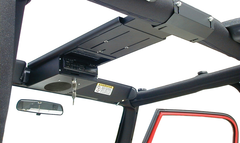 Tuffy Products Tuffy Overhead Console- Single Compartment Black
